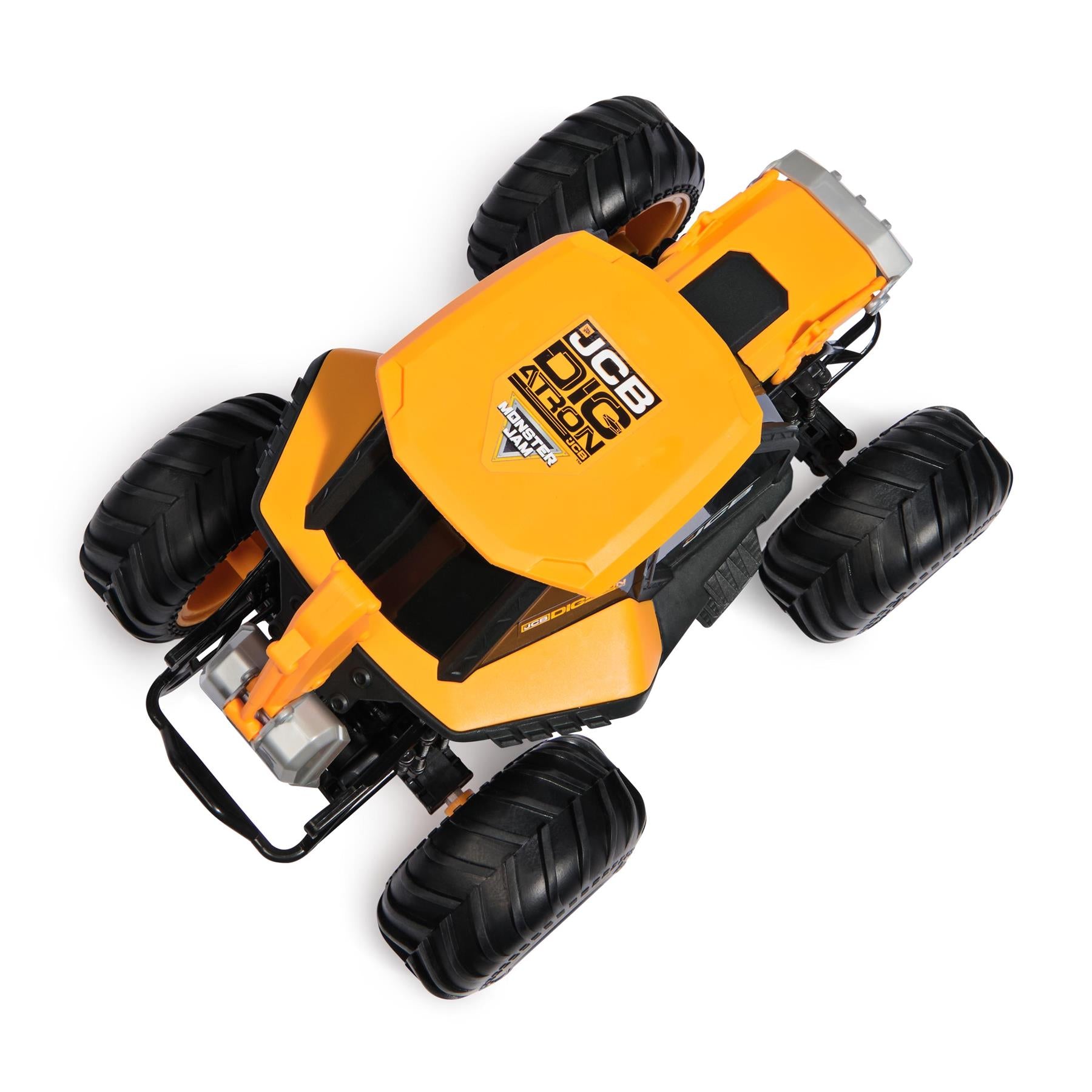 J*d様 珍品ラジコン　グリッパーリフト　送信機はジョイパッドタイプです！ 1:15 JCB DIGatron Remote Control Truck – Official Monster Jam