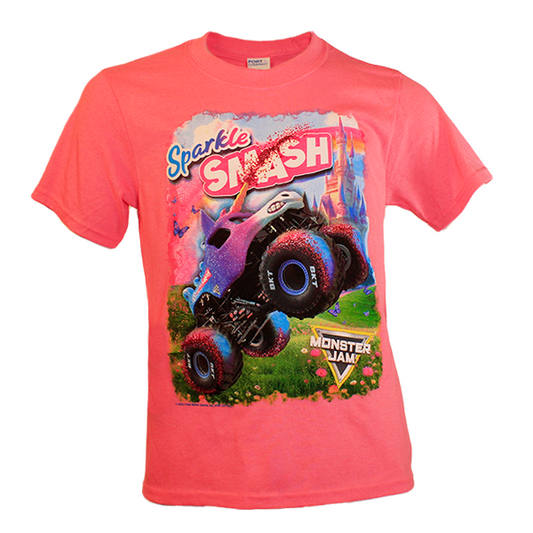 Sparkle Smash Dream Pink Youth T-shirt