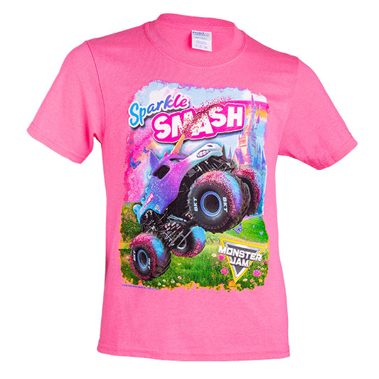 Sparkle Smash Dream Pink Youth T-shirt