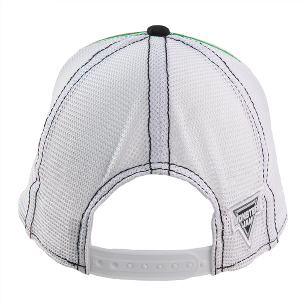 Grave Digger White Mesh Hat