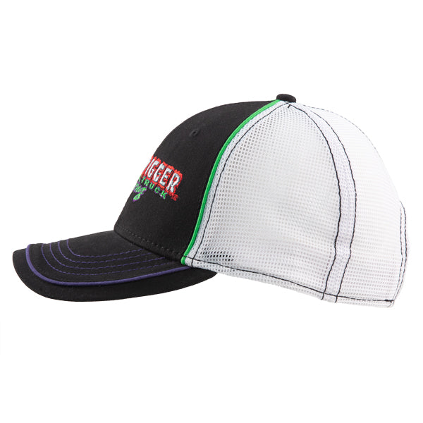 Grave Digger White Mesh Hat