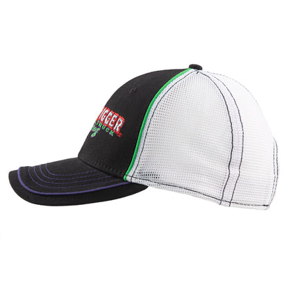 Grave Digger White Mesh Hat