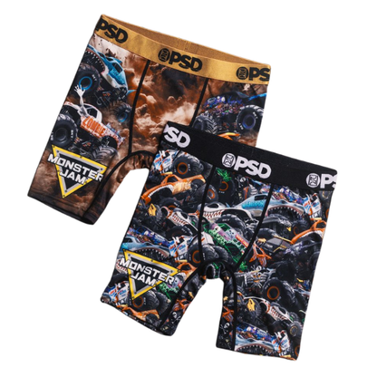 Monster Jam PSD 2 Pack Youth Shorts