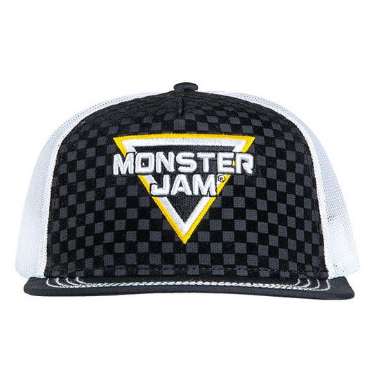 Monster Jam Checkered Mesh Hat