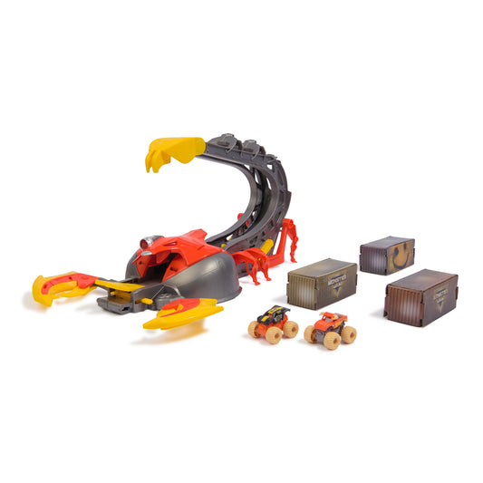 Monster Jam Mini Jams El Toro Loco Venom Velocity Scorpion Launcher