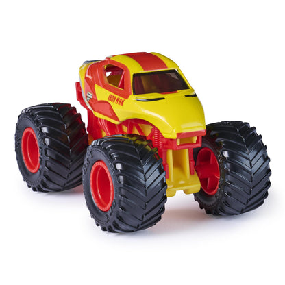 1:64 Iron Man Marvel Monster Jam Die-cast facing forwards