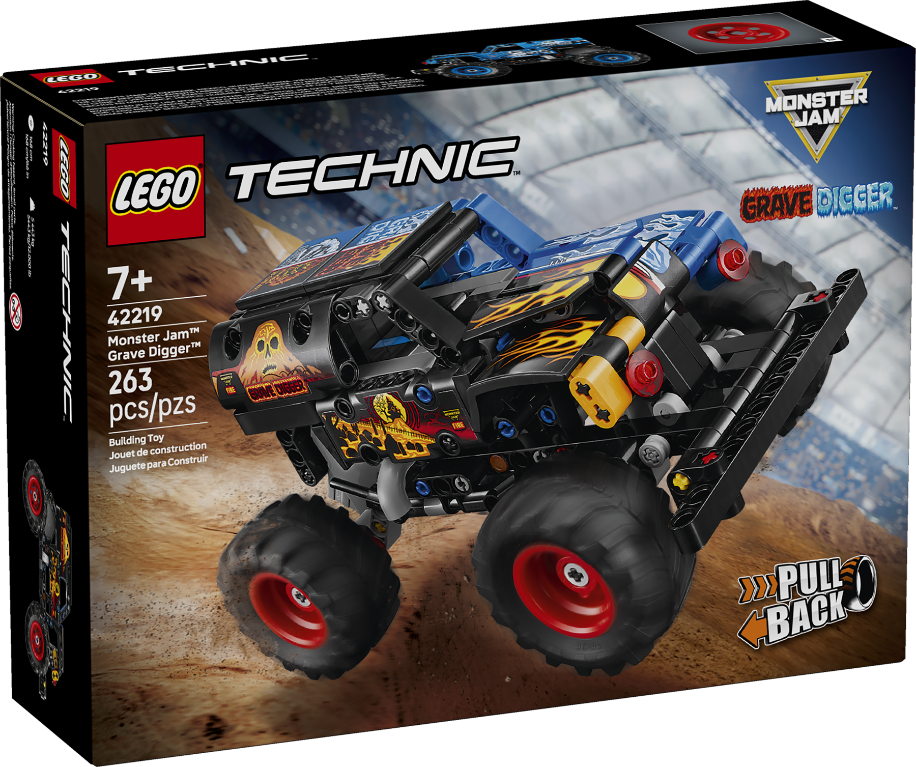 LEGO Technic Monster Jam Grave Digger Fire and Ice Truck