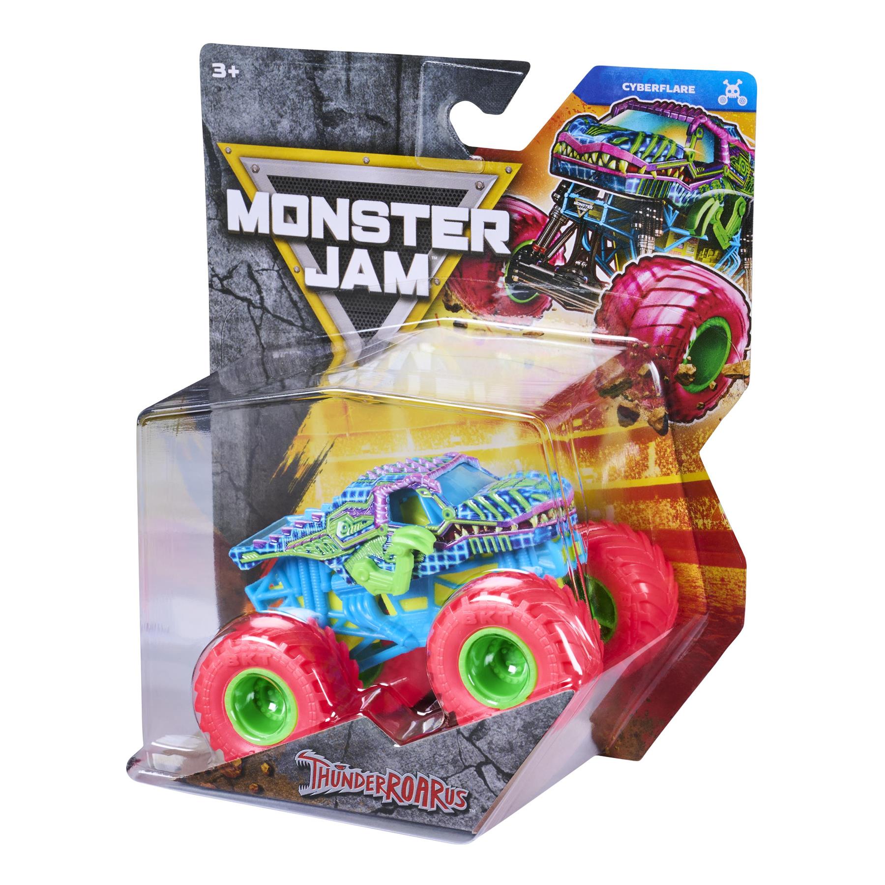レインボー 雷神　tarantura 1:64 ThunderROARus - Cyberflare - Series 46 – Official Monster Jam