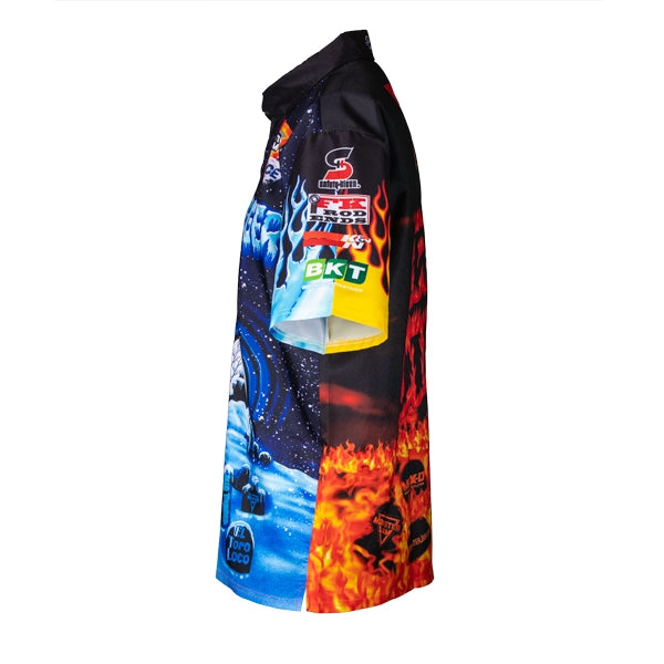 俺dig Fire & Ice Grave Digger Driver Shirt – Official Monster Jam Superstore