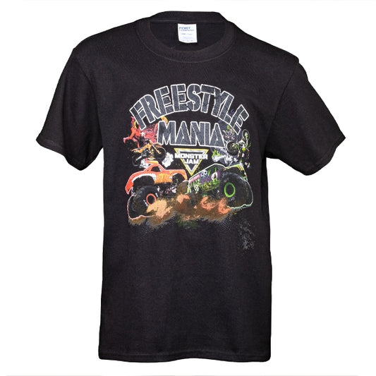 Grave Digger Freestyle Mania Youth T-shirt