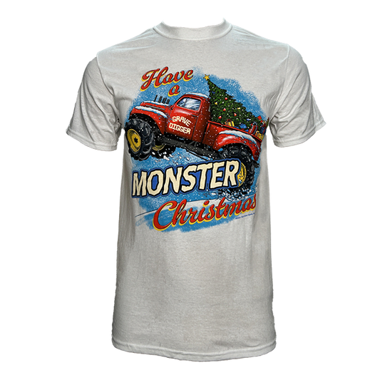 Monster Jam Grave Digger Holiday T-shirt