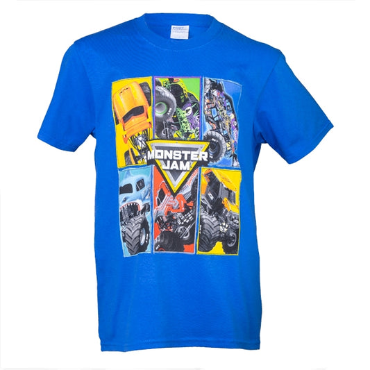 Monster Jam Variety Trucks Youth T-shirt - Blue