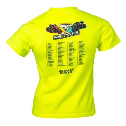 Monster Jam 2025 Tour Youth T-shirt