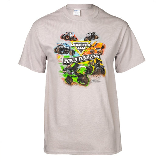 Monster Jam 2025 Tour Silver T-shirt