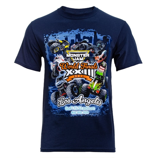 Monster Jam World Finals 2024 LA T-shirt in Navy