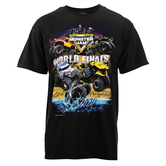 Monster Jam World Finals 2024 LA Skyline T-shirt in Black
