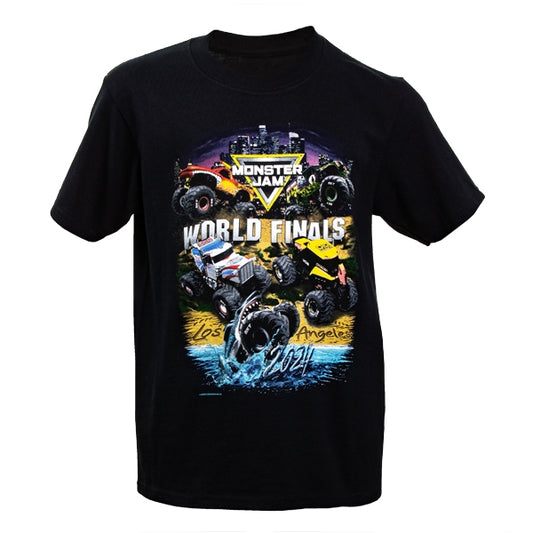 2024 Monster Jam World Finals LA Black Youth T-shirt