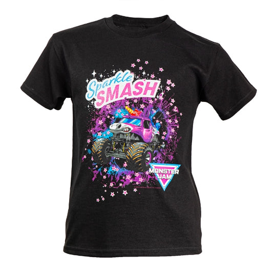 Monster Jam Sparkle Smash Stars Youth T-shirt