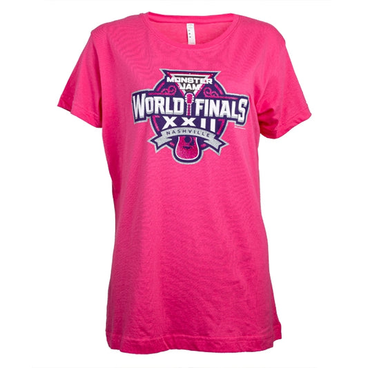Monster Jam World Finals Glitter Logo Shirt - Small