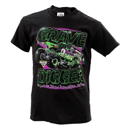 Grave Digger Crush Youth T-shirt