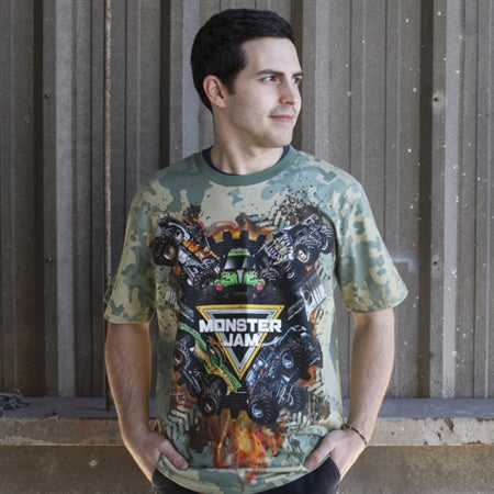 Monster Jam Series Camo T-shirt