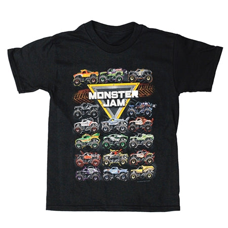 Monster Jam Collector Black Youth T-shirt