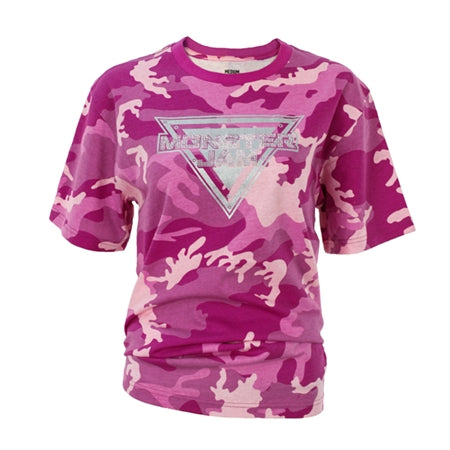 Monster Jam Pink Camo Youth T-shirt