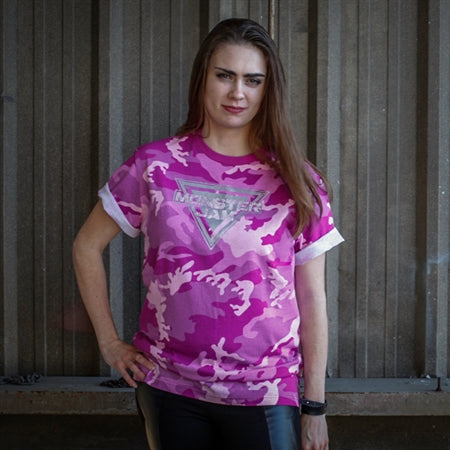 Monster Jam Pink Camo T-shirt
