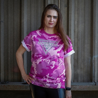 Monster Jam Pink Camo T-shirt
