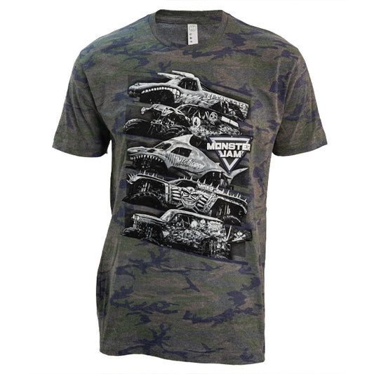 Monster Jam Vintage Camo T-shirt