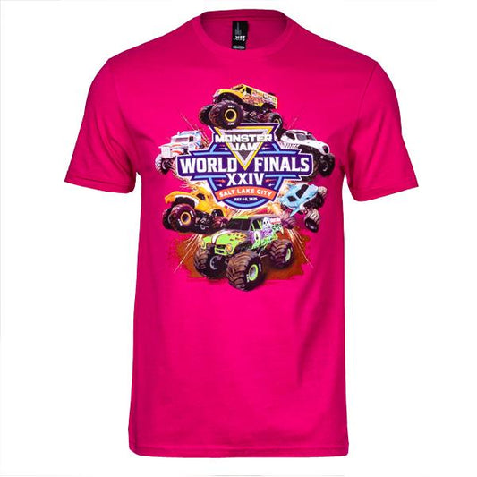 Monster Jam 2025 World Finals Pink Truck T-shirt