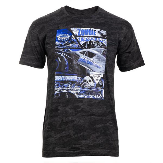 Monster Jam Storm Camo Youth T-shirt