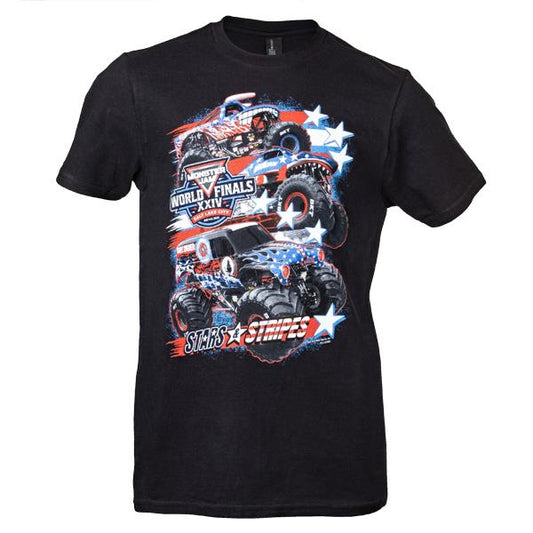 Monster Jam World Finals Star and Stripe Youth T-Shirt