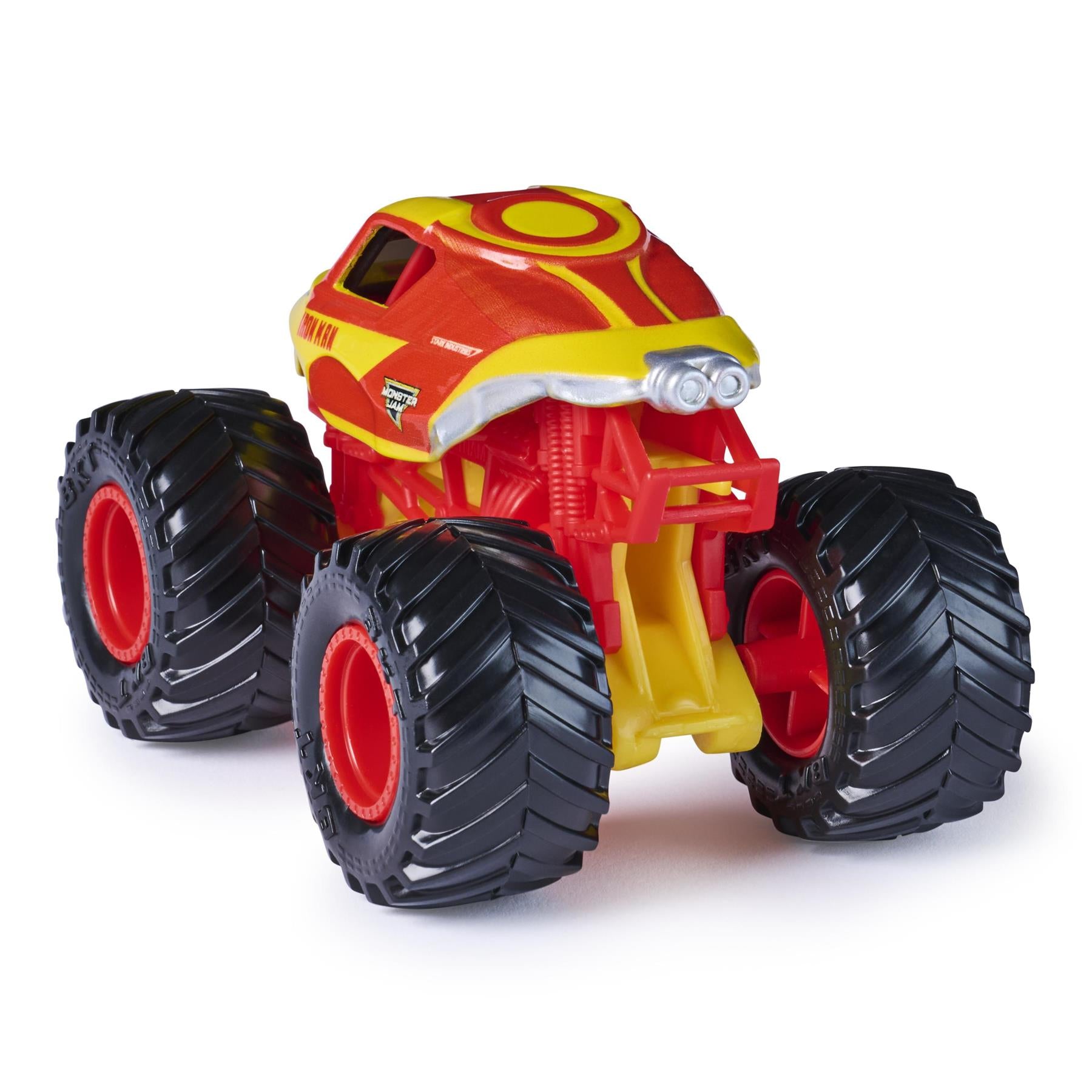 1:64 Iron Man Marvel Monster Jam Die-cast facing backwards