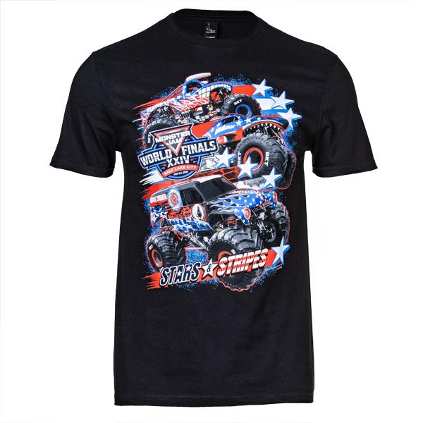 Monster Jam 2025 World Finals Stars and Stripes T-shirt