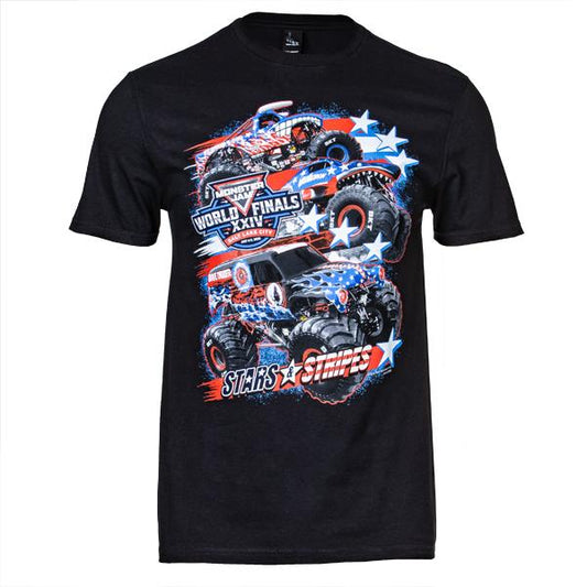 Monster Jam 2025 World Finals Stars and Stripes T-shirt