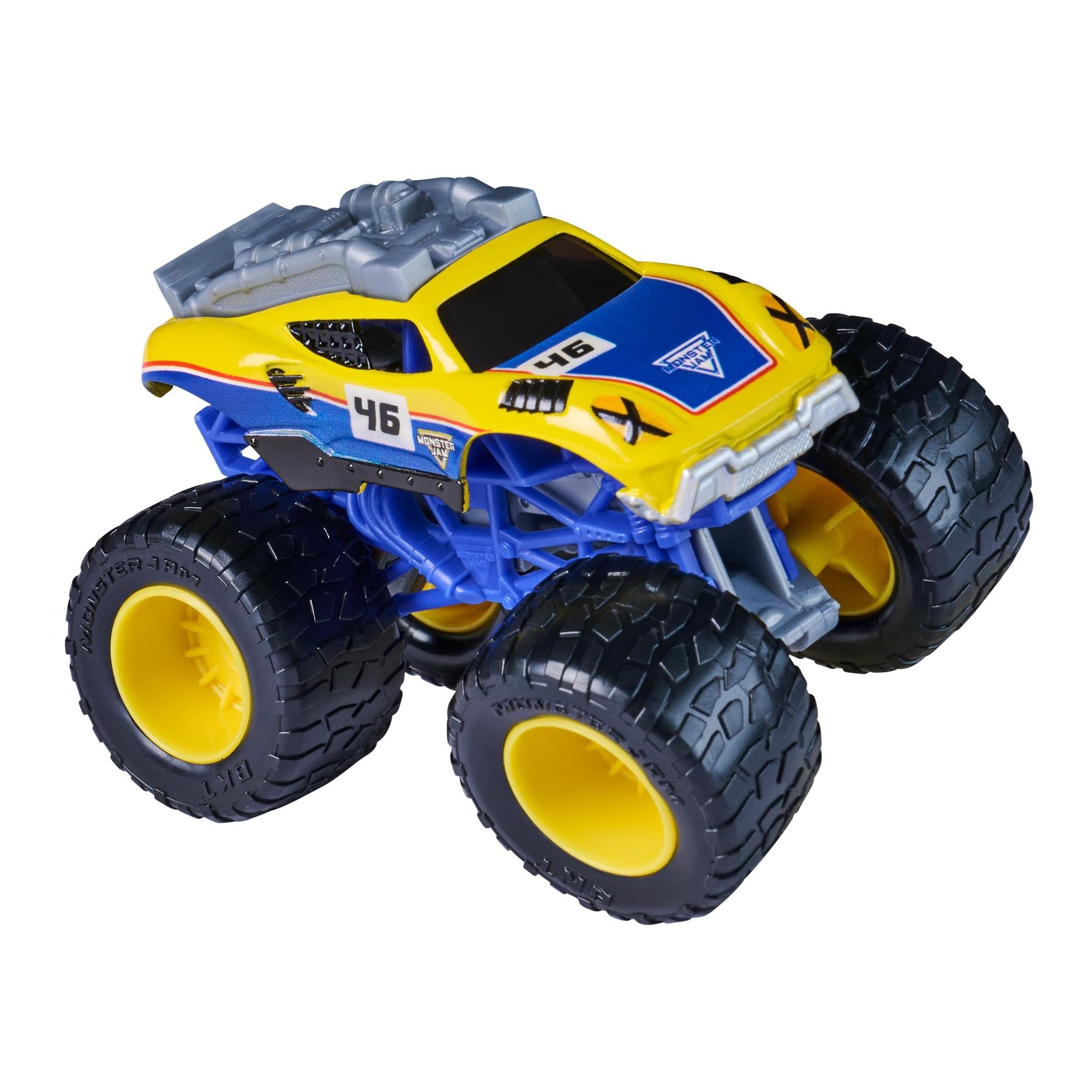 TXF1 モンスタートラック 青/黄 1:64 Sports Car - Monsterized - Series 46 – Official Monster Jam