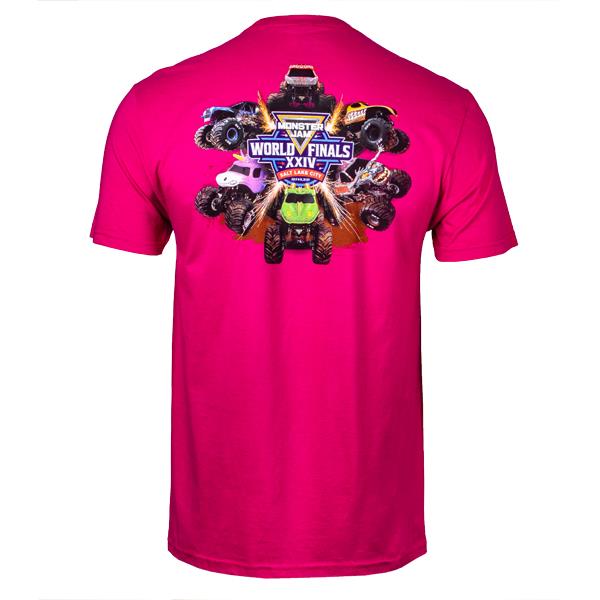 Monster Jam 2025 World Finals Pink Truck T-shirt