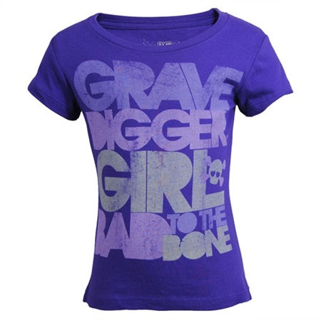 Grave Digger Girls Bad to the Bone T-shirt